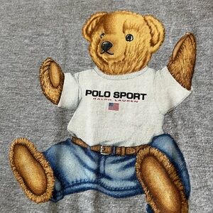 ❌SOLD❌ OG Polo Ralph Lauren sit down bear POLO SPORT T